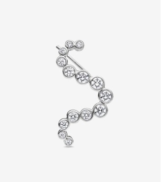 Zirconia diamond Bali Earring