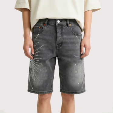 Loose-fit Retro Denim Shorts