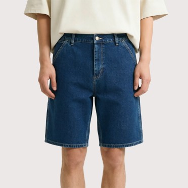 High-Street Style Loose-Fit Denim Shorts