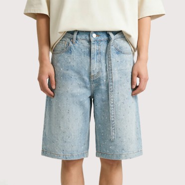 Vintage Distressed Denim Shorts