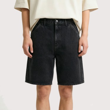 Pure Cotton Washed Denim Shorts