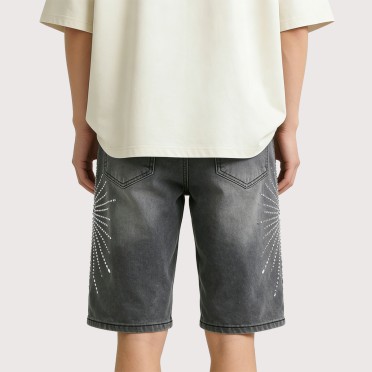 Loose-fit Retro Denim Shorts