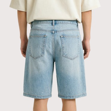 Vintage Distressed Denim Shorts