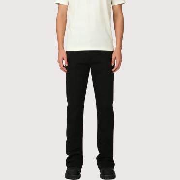 Men's High-Waisted Straight-Leg Trousers