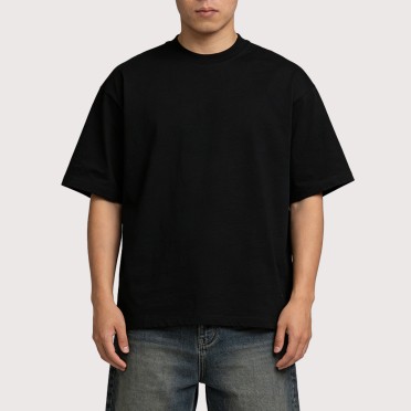 Loose-Fit Heavyweight Oversized Short-Sleeve Top