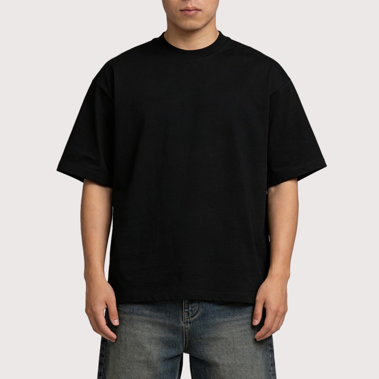 Loose-Fit Heavyweight Oversized Short-Sleeve Top