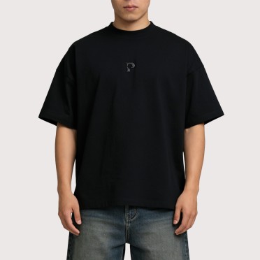 3D-Cut Paneled Short-Sleeve Sports Top