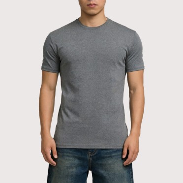 Men's Quick-Drying Crew Neck Athletic T-Shirt