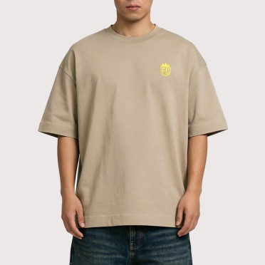 Loose-Fit Solid-Color Trendy Short-Sleeve Top