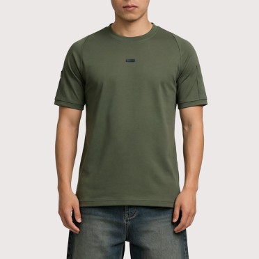 Quick-Drying Lightweight Crew-Neck Athletic T-Shirt