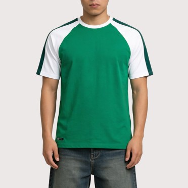 Men's Quick-Drying Polyester Crew Neck Short-Sleeve Shirt
