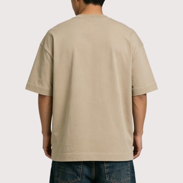 Loose-Fit Solid-Color Trendy Short-Sleeve Top