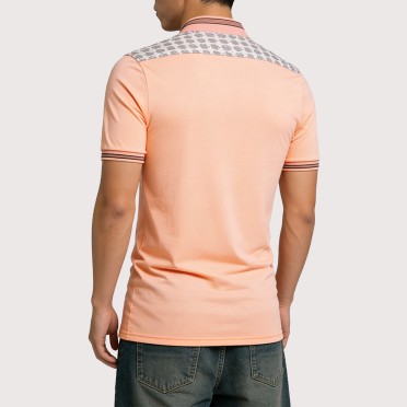 Color-Block Patchwork Casual Short-Sleeve Top