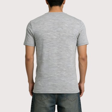 Straight-Cut Crew Neck Short-Sleeve Running Top
