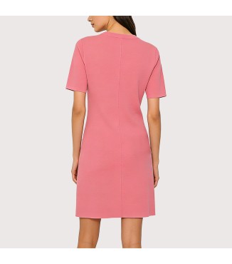 Chic Knitted Button Dress