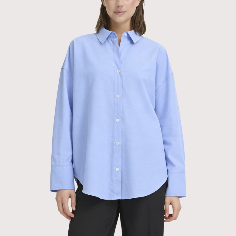 Breathable casual collared button shirt