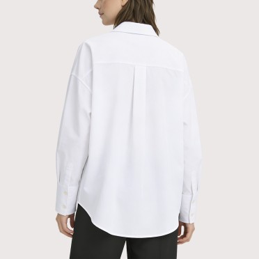 French-style lightweight collared shirt