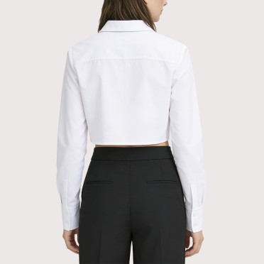 Striped lightweight collared shirt
