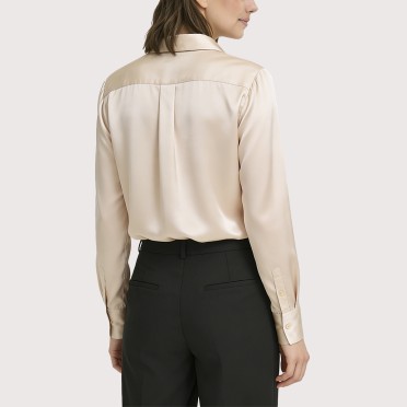 Satin Texture Printed Shirt